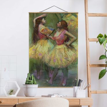 Plakat z wieszakiem - Edgar Degas - Dwie tancerki