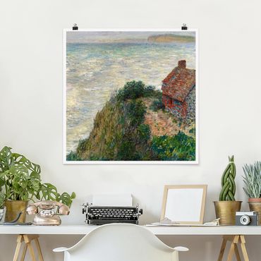 Plakat - Claude Monet - Dom rybaka w Petit Ailly