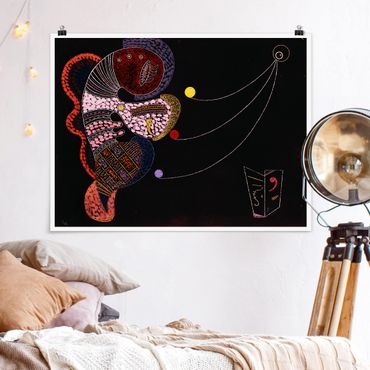 Plakat - Wassily Kandinsky - Duży i malutki