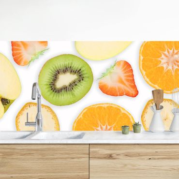 Panel ścienny do kuchni - Mieszanka owoców kolorowych
