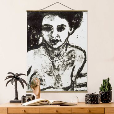 Plakat z wieszakiem - Ernst Ludwig Kirchner - dziecko artysty