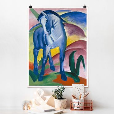 Plakat - Franz Marc - Niebieski Horse