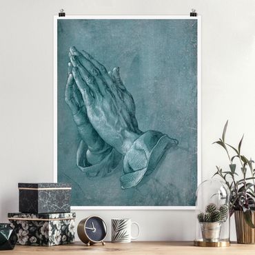 Plakat - Albrecht Dürer - Studium dla modlących się rąk