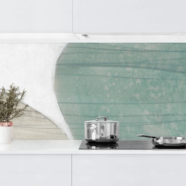 Panel ścienny do kuchni - Kamienie jadeitu II