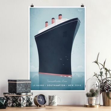 Plakat - Plakat podróżniczy - Statek wycieczkowy