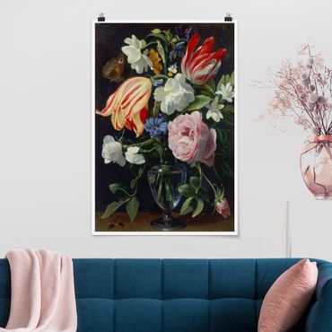 Plakat - Daniel Seghers - Wazon z kwiatami