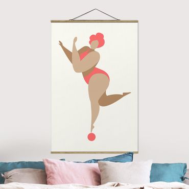 Plakat z wieszakiem - Miss Dance Pink