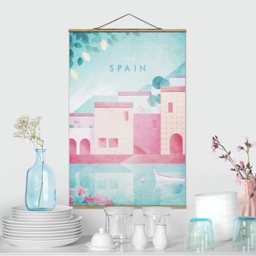 Plakat z wieszakiem - Plakat podróżniczy - Hiszpania