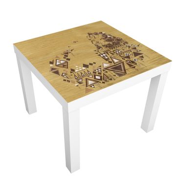 Okleina meblowa IKEA - Lack stolik kawowy - Nr MW17 Sowa indyjska