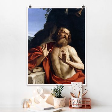 Plakat - Guercino - Saint Jerome