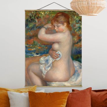 Plakat z wieszakiem - Auguste Renoir - Kąpiący się
