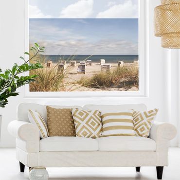 Folia okienna - Krzesła nadmorskie i plażowe