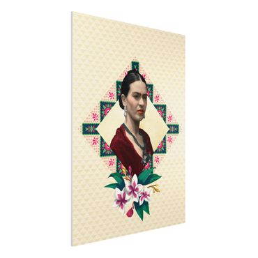 Obraz Forex - Frida Kahlo - Kwiaty i geometria