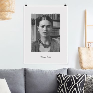 Plakat reprodukcja obrazu - Frida Kahlo Photograph Portrait In The House