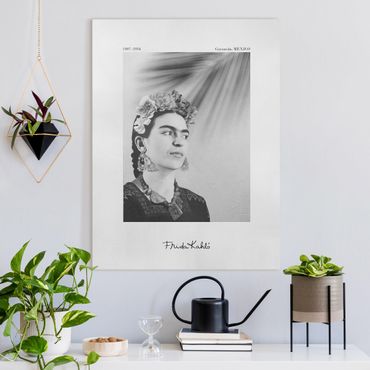 Obraz na płótnie - Frida Kahlo Portrait With Jewellery - Format pionowy 3:4