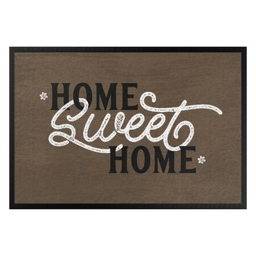 Wycieraczka pod drzwi - Home sweet home shabby brown
