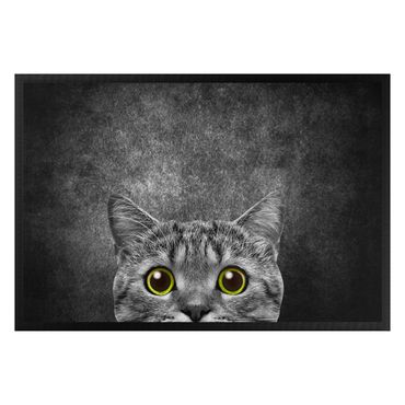 Wycieraczka pod drzwi - Curious Cat