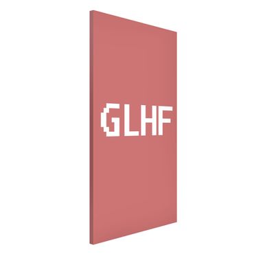 Tablica magnetyczna - Gaming Abbreviation GLHF - Format pionowy 3:4