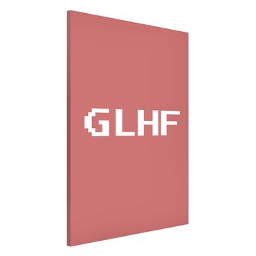 Tablica magnetyczna - Gaming Abbreviation GLHF - Format pionowy 2:3