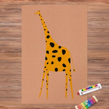 Mata korkowa - Żółta żyrafa