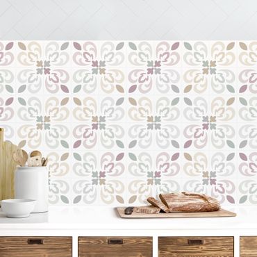 Panel ścienny do kuchni - Płytki geometryczne - Padwa