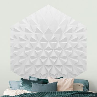 Sześciokątna tapeta samoprzylepna - Wzór geometryczny Efekt 3D
