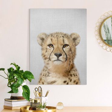 Obraz na płótnie - Cheetah Gerald - Format pionowy 3:4