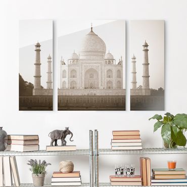Obraz na szkle 3-częściowy - Taj Mahal