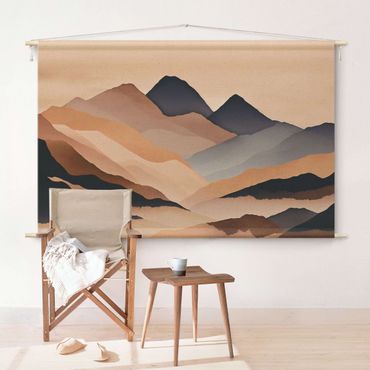 Makatka - Graphic Landscape In Brown
