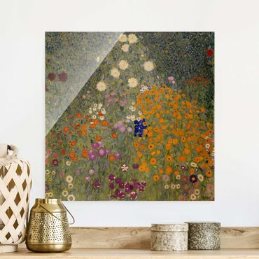 Obraz na szkle - Gustav Klimt - Ogród chłopski