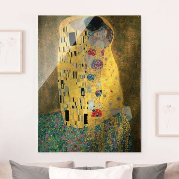 Obraz na szkle - Gustav Klimt - Pocałunek