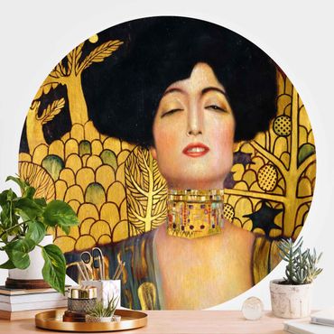 Okrągła tapeta samoprzylepna - Gustav Klimt - Judyta I