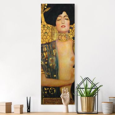 Obraz na naturalnym płótnie - Gustav Klimt - Judyta I