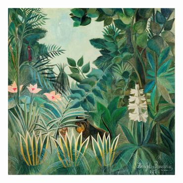 Obraz na płótnie - Henri Rousseau - Dżungla na równiku