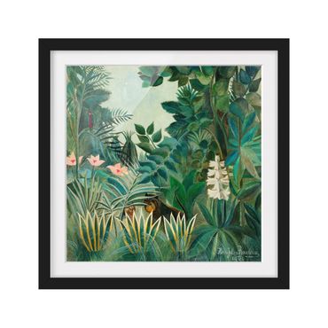 Plakat w ramie - Henri Rousseau - Dżungla na równiku