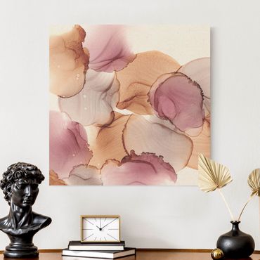 Obraz na płótnie - Jesienne wibracje w kolorze fioletowym i miedzianym