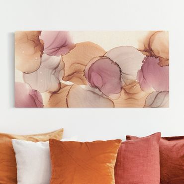 Obraz na płótnie - Jesienne wibracje w kolorze fioletowym i miedzianym