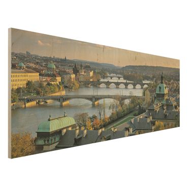 Obraz z drewna - Praga