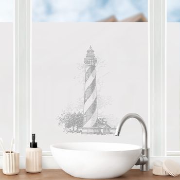 Folia okienna - Illustration Lighthouse