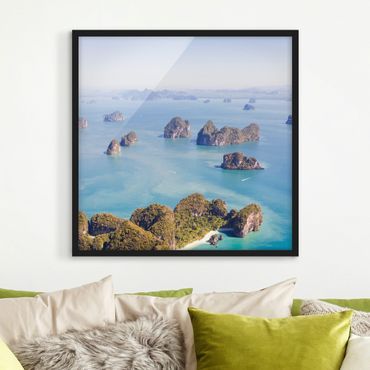 Plakat w ramie - Wyspa na oceanie