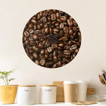 Naklejka na ścianę - Ziarna kawy