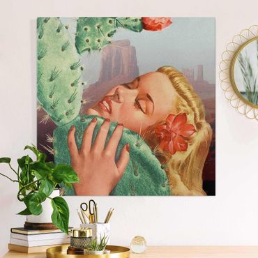 Obraz na płótnie - Kaktusowa miłość