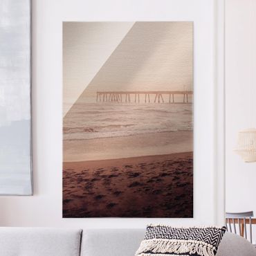 Obraz na szkle - Wybrzeże Półksiężyca w Kalifornii