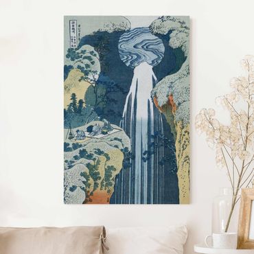 Obraz akustyczny - Katsushika Hokusai - Wodospad Amidy