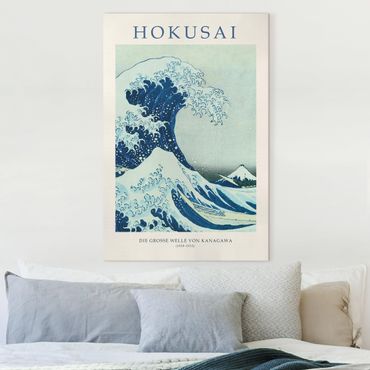 Obraz na płótnie - Katsushika Hokusai - The Big Wave Of Kanagawa - Museum Edition - Format pionowy 2x3