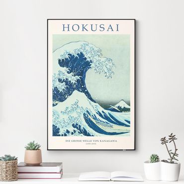 Wymienny obraz - Katsushika Hokusai - Wielka fala w Kanagawie - edycja muzealna