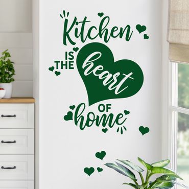 Naklejka na ścianę - Kuchnia jest sercem domu
