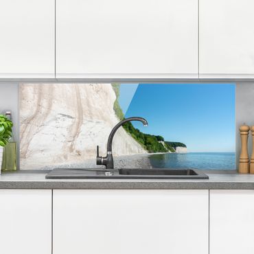 Panel szklany do kuchni - Klify kredowe na wyspie Rugii