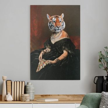 Obraz na płótnie - Lady Tiger
