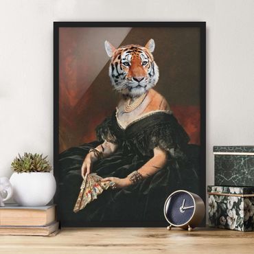 Plakat w ramie - Lady Tiger